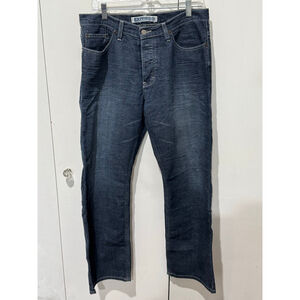 Men's Express Blue Precision Fit meneker Straight Jeans Waist 33 inseam 30